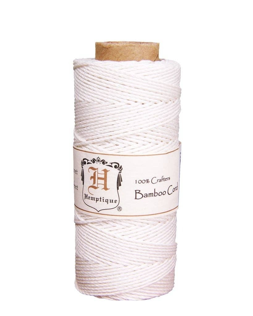Paper Wire Cord Spool Natural Brown
